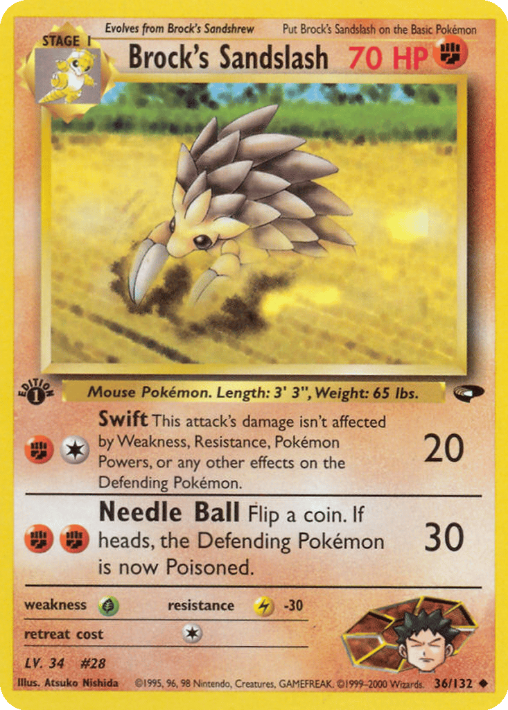 Brock's Sandslash card