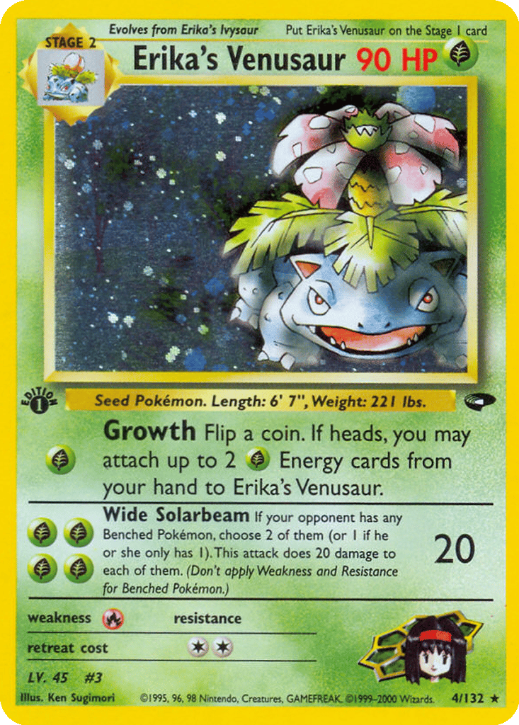 Erika's Venusaur card