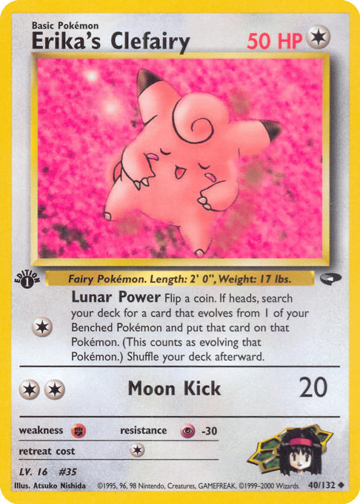 Erika's Clefairy card