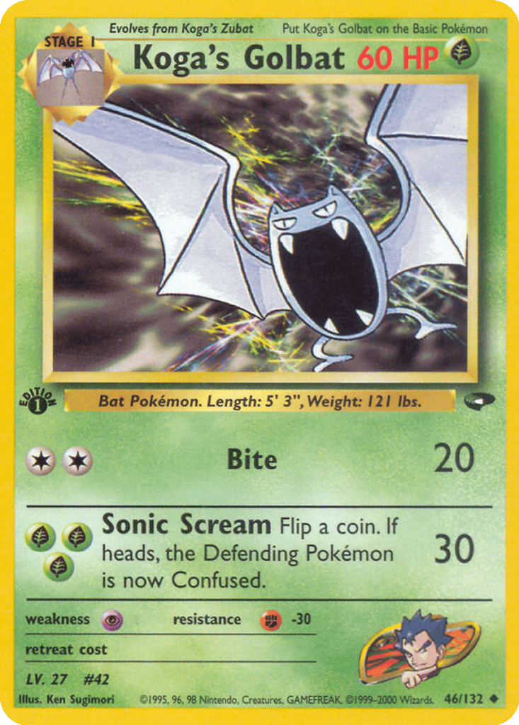 Koga's Golbat card