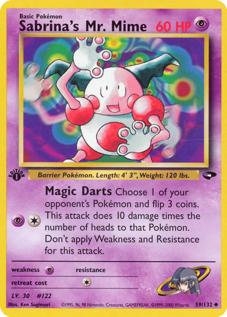Sabrina's Mr. Mime card