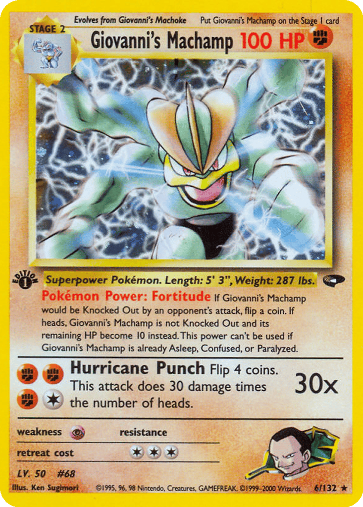 Giovanni's Machamp card