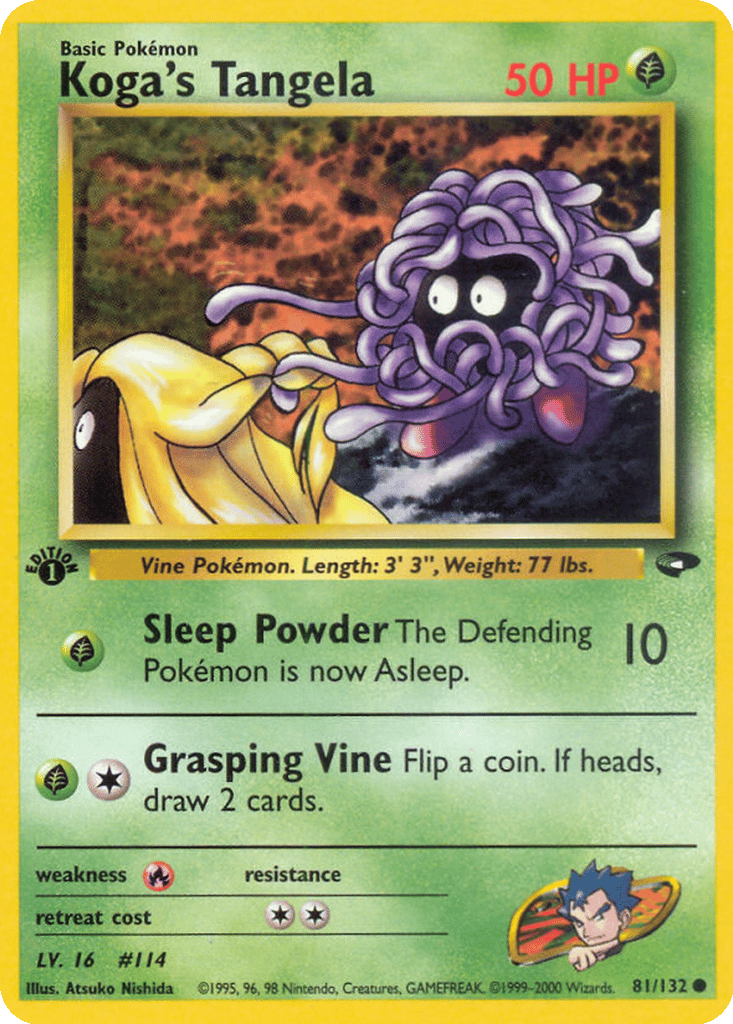 Koga's Tangela card