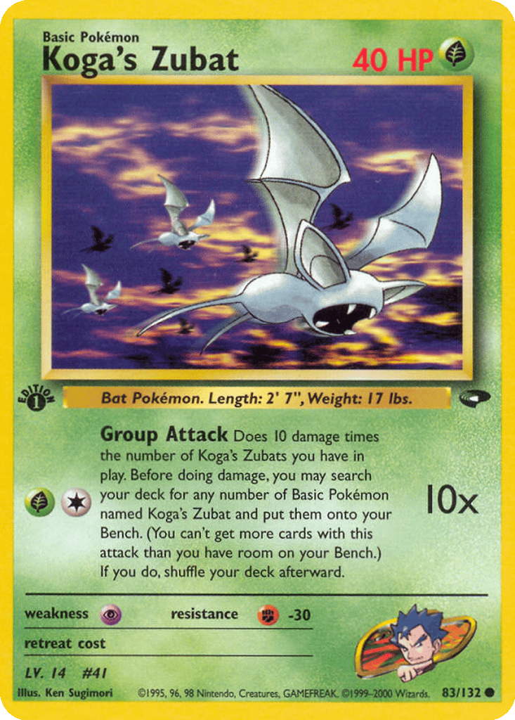 Koga's Zubat card