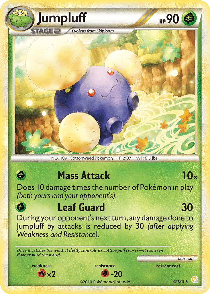 Jumpluff card