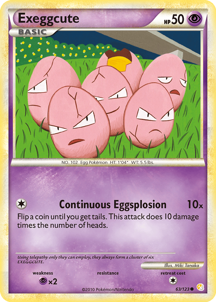 Exeggcute card