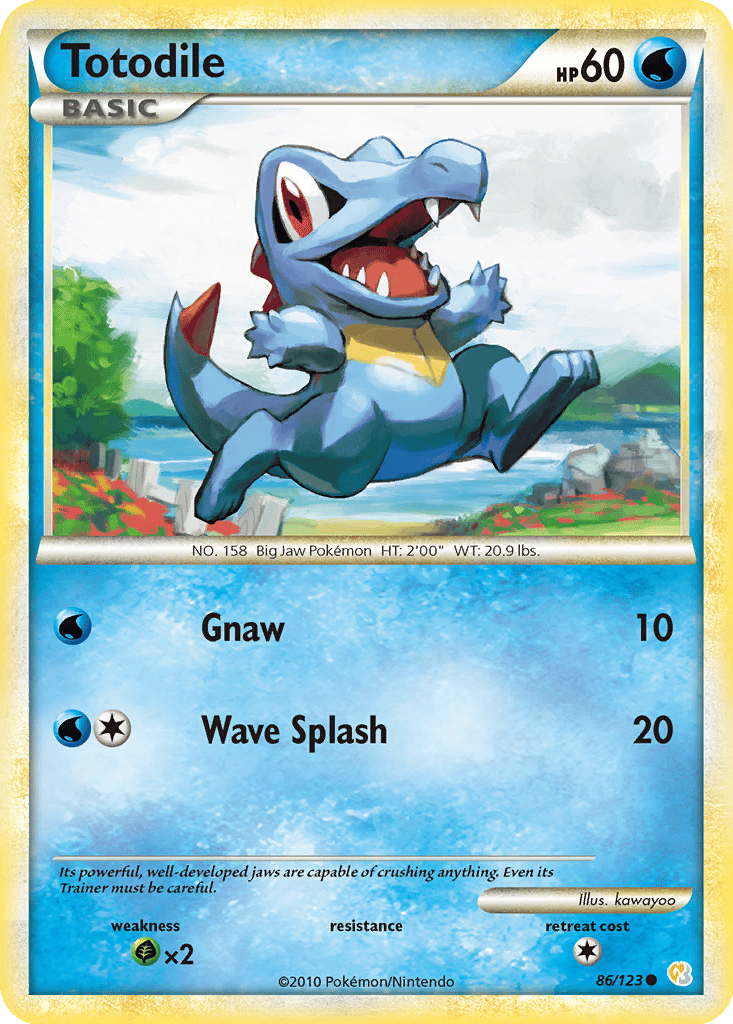 Totodile card