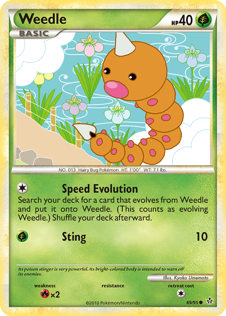 Weedle card