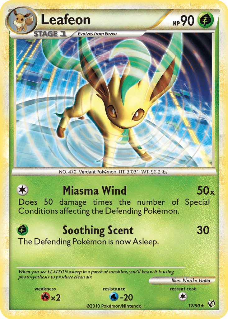 Leafeon card