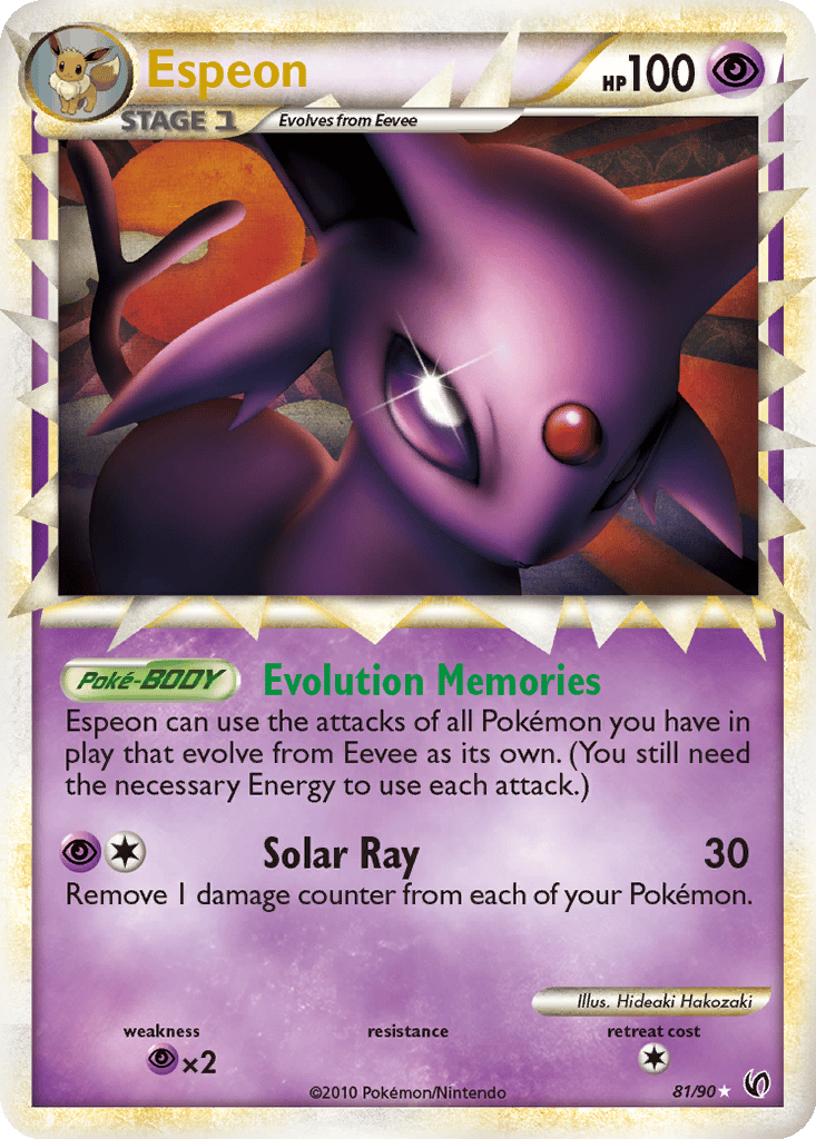 Espeon card