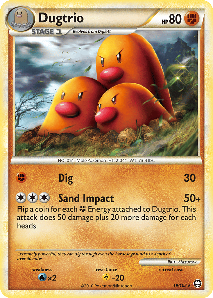 Dugtrio card