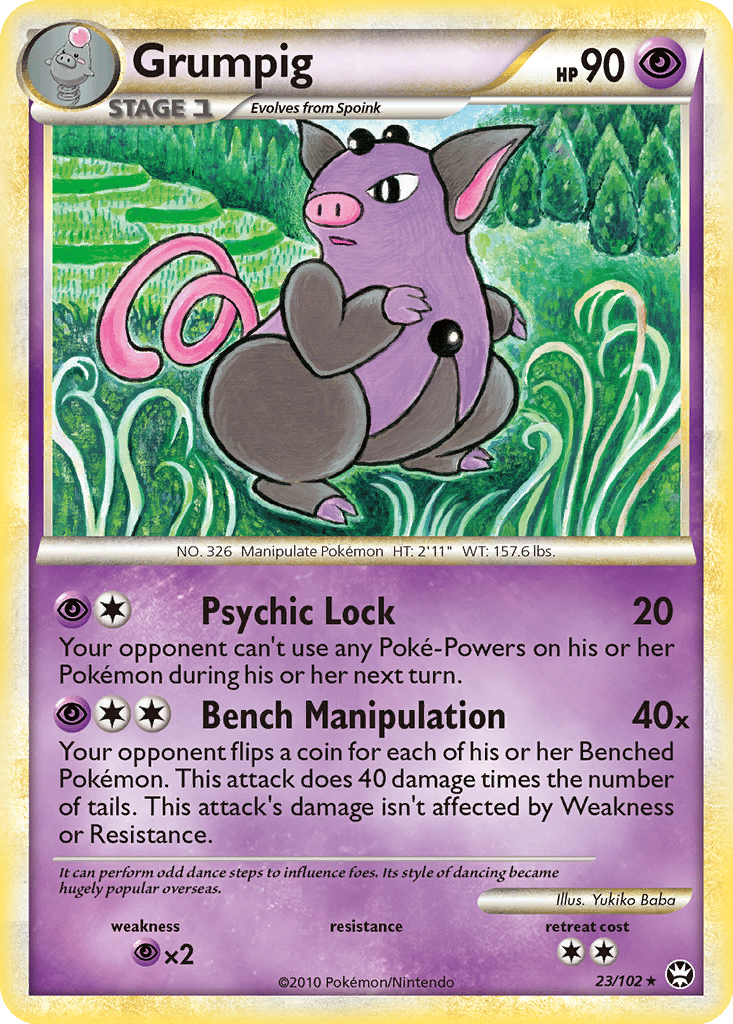Grumpig card