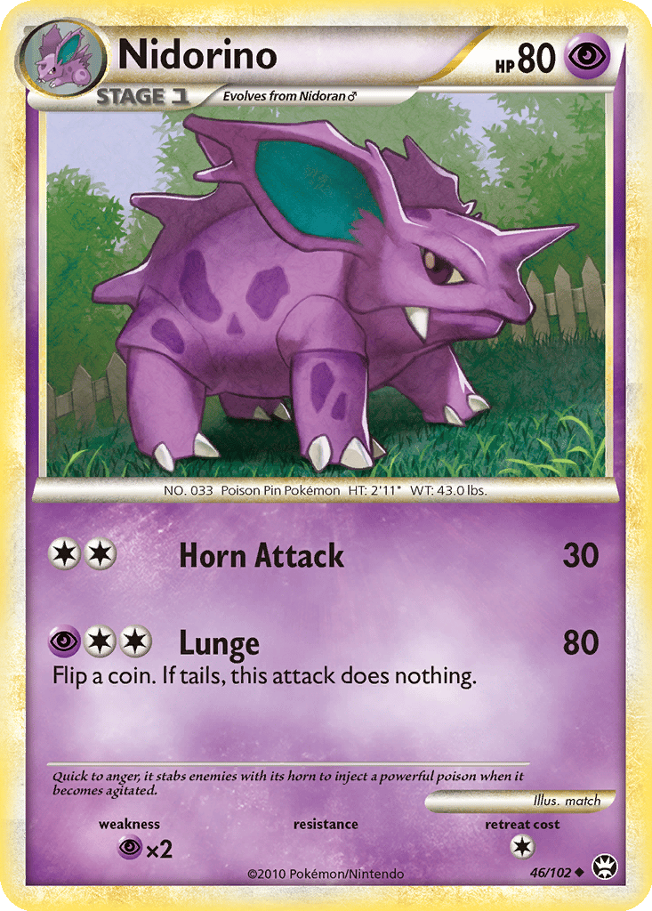 Nidorino card