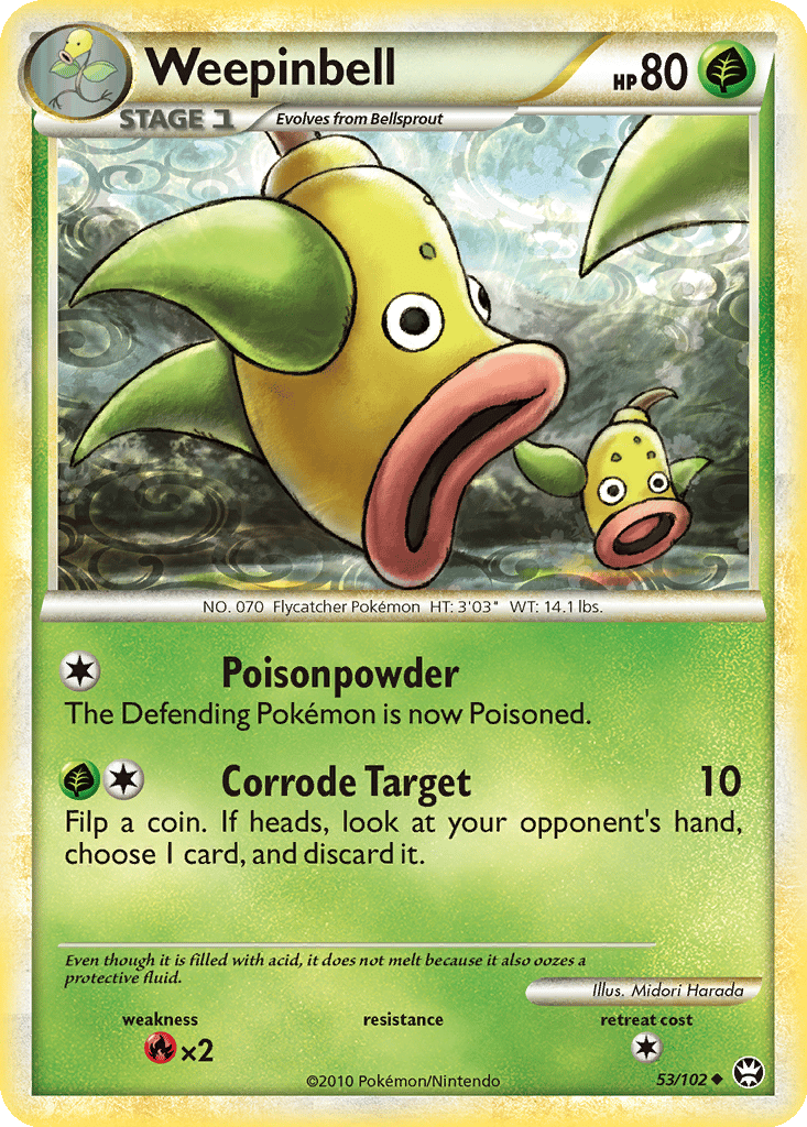 Weepinbell card