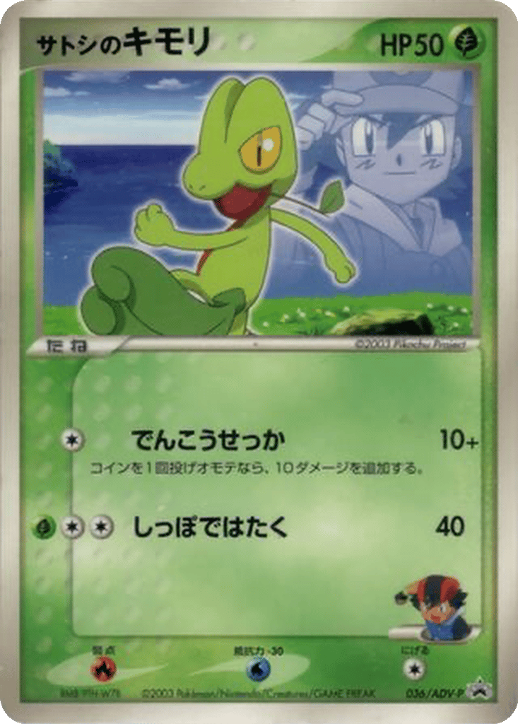 Ash's Treecko card