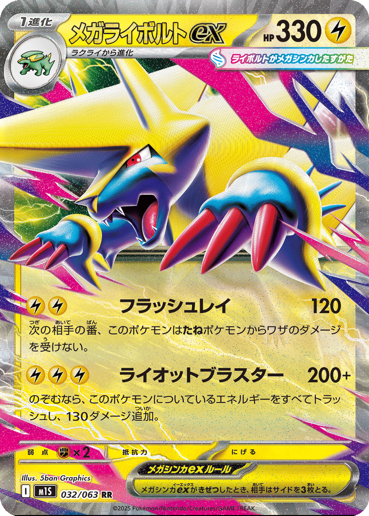 Mega Manectric ex card