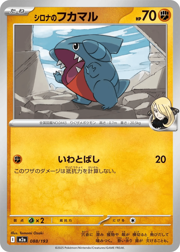 Cynthia's Gible | Dex - for TCG Collectors