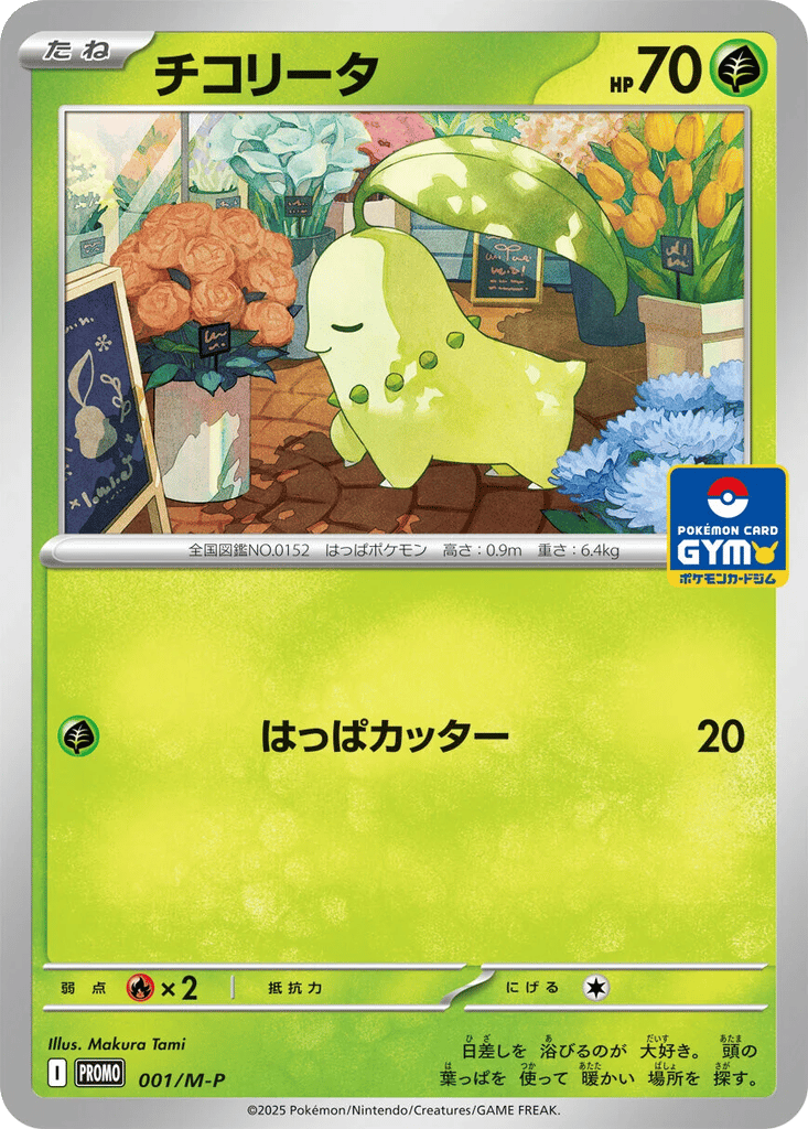 Chikorita card