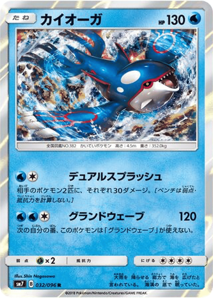 Kyogre card
