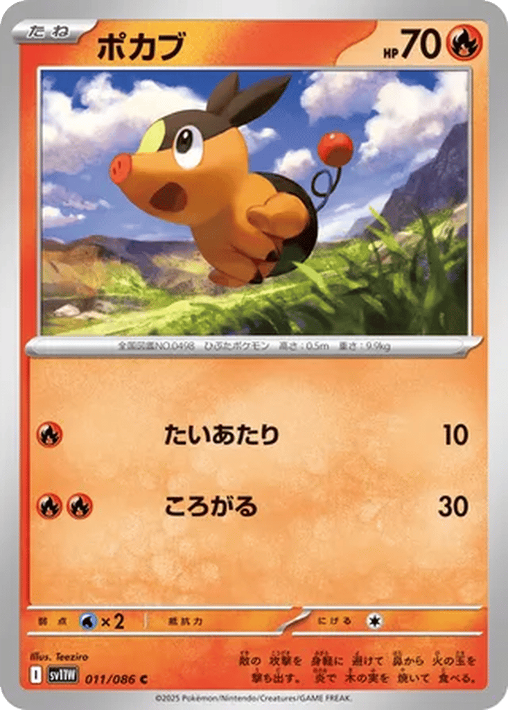 Tepig card