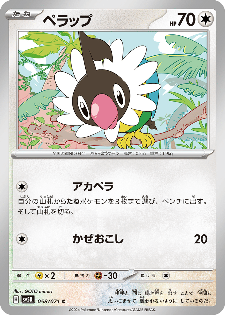 Chatot card