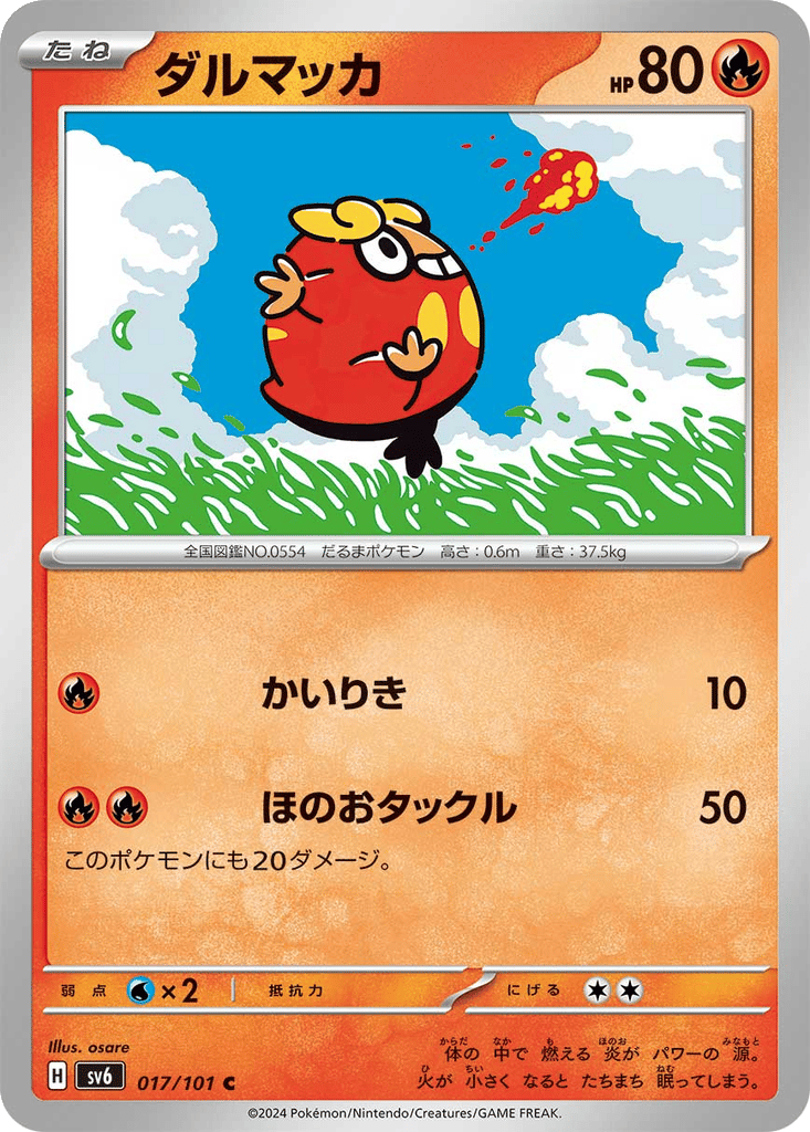 Darumaka card