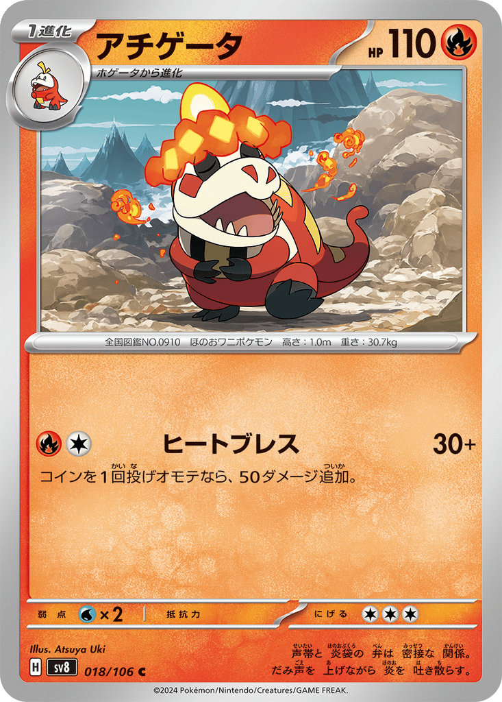 Crocalor card
