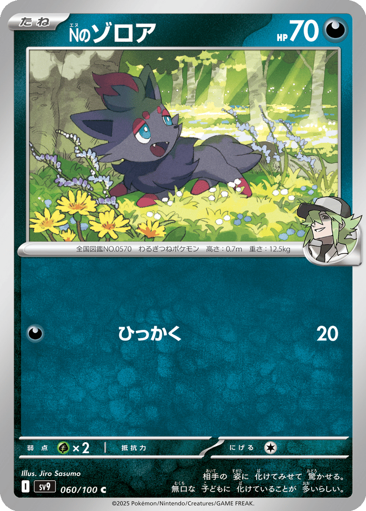 N's Zorua card