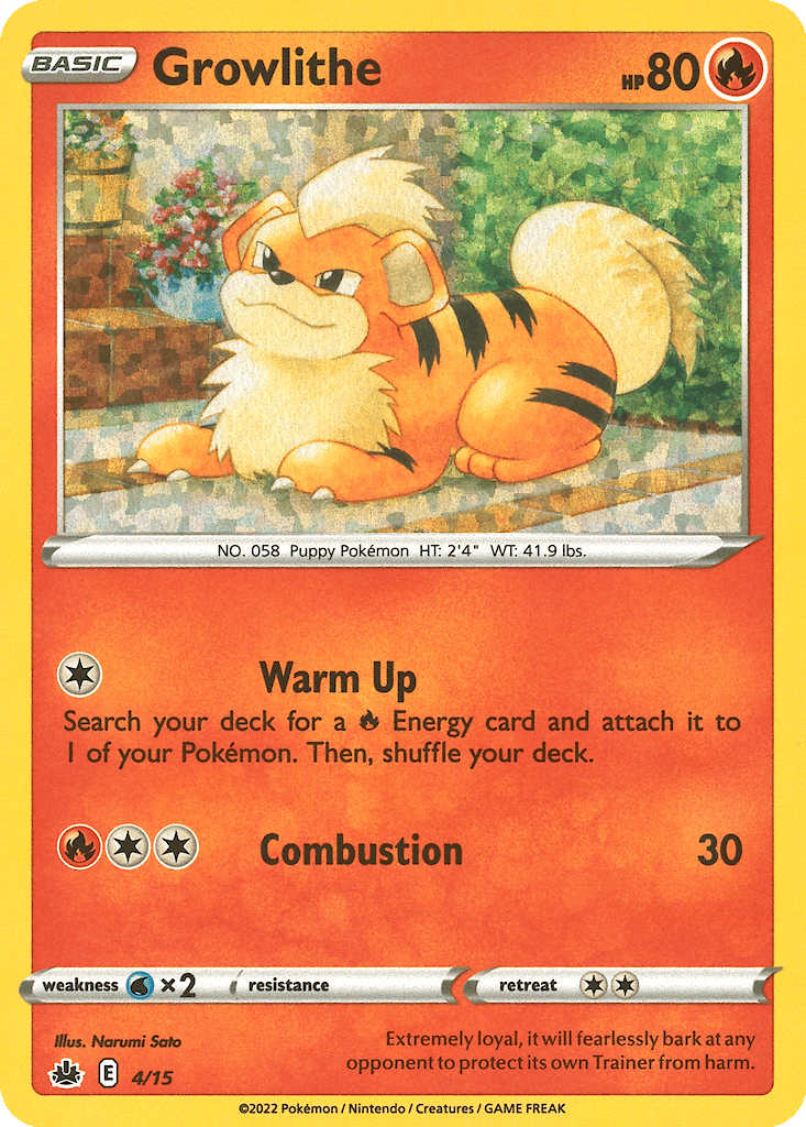 Growlithe card