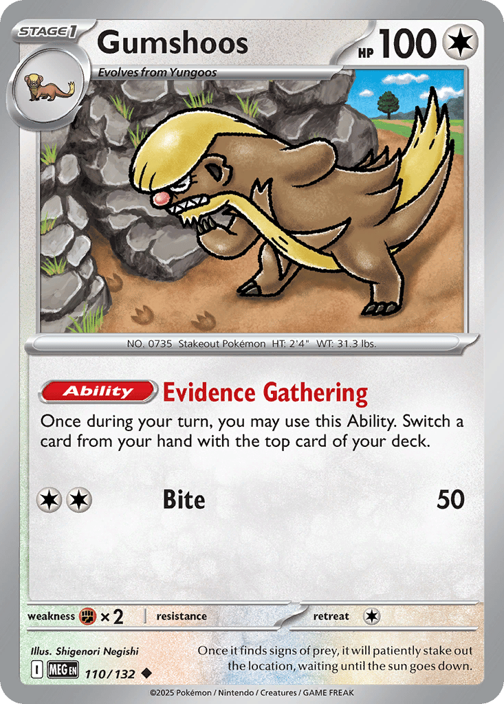 2020 Pokémon M1 GUMSHOOS PSA10 ポケカ Gumshoos Cards | Dex - for TCG Collectors