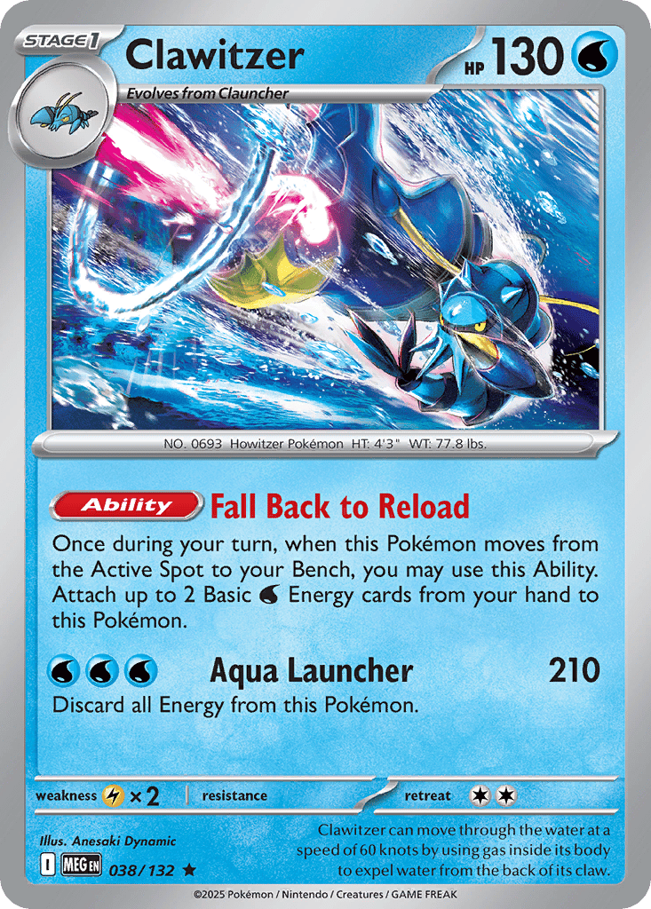 Clawitzer card