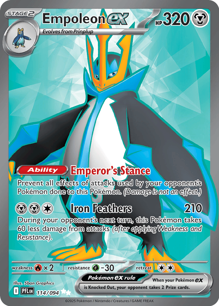 Empoleon ex card