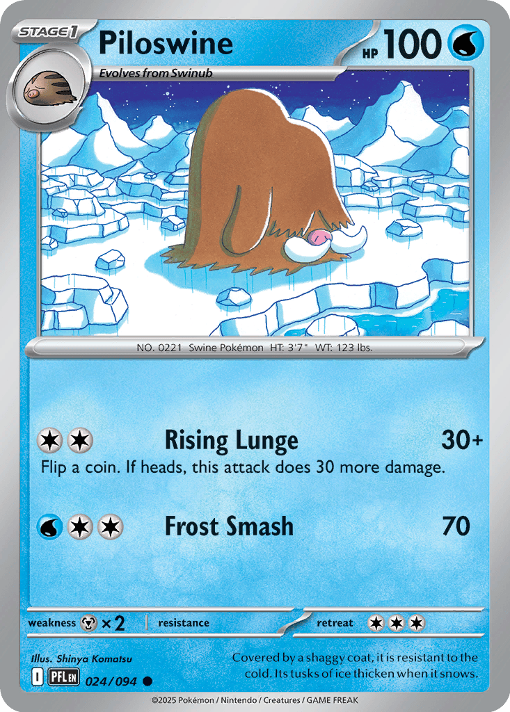 Piloswine card