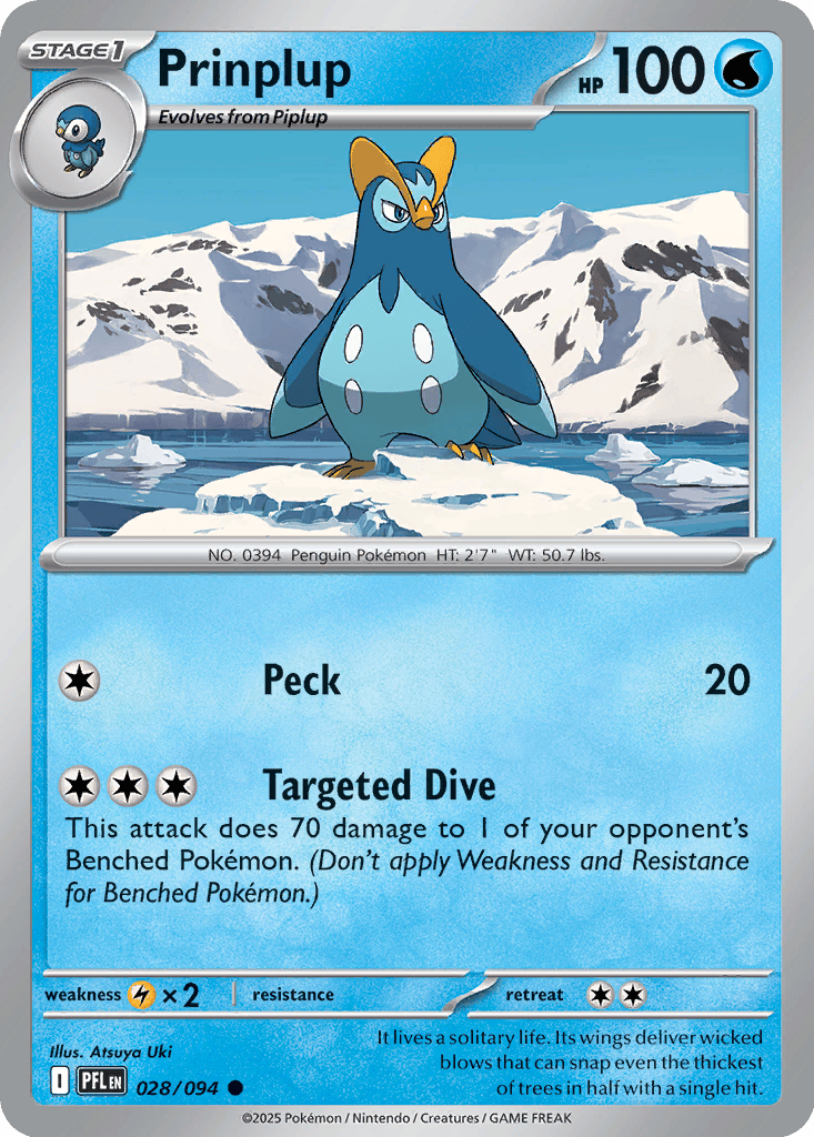 Prinplup card