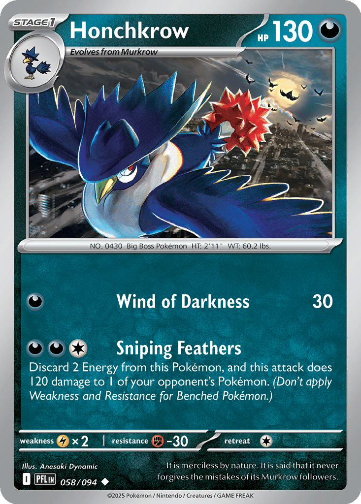 Honchkrow card