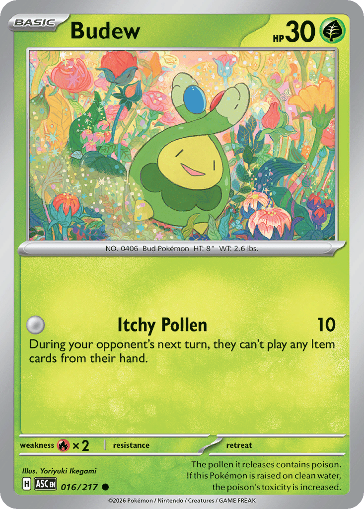 Budew card