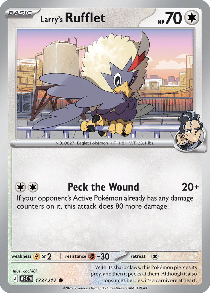 Larry's Rufflet card