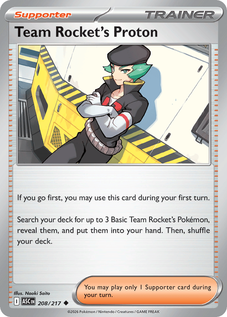 TRAINER'S x1 トレーナーカード ホロ Team Rocket's Proton | Dex - for TCG Collectors