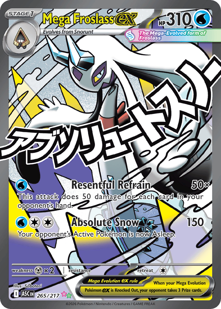 Mega Froslass ex card