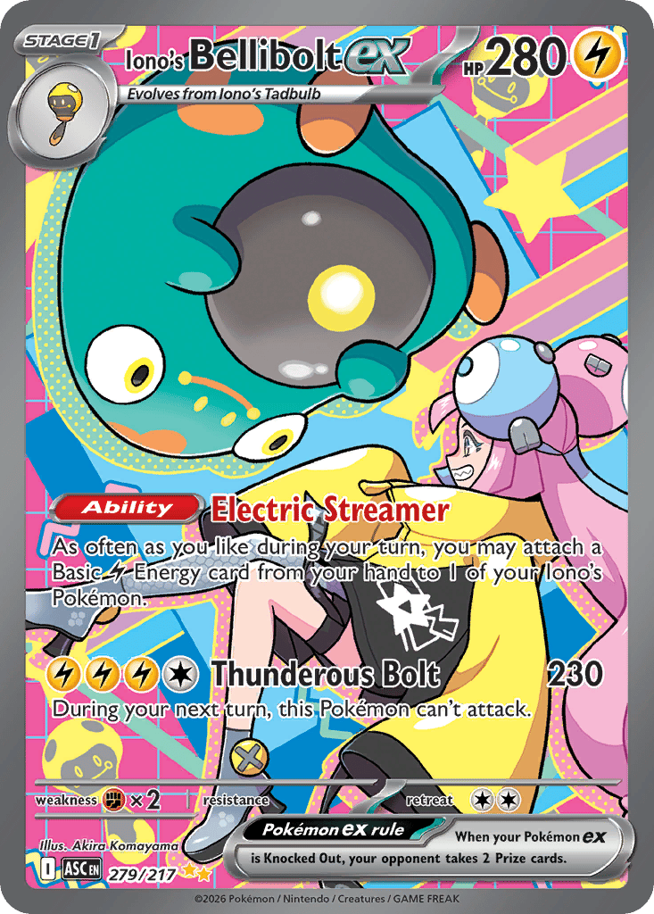 Iono's Bellibolt ex card