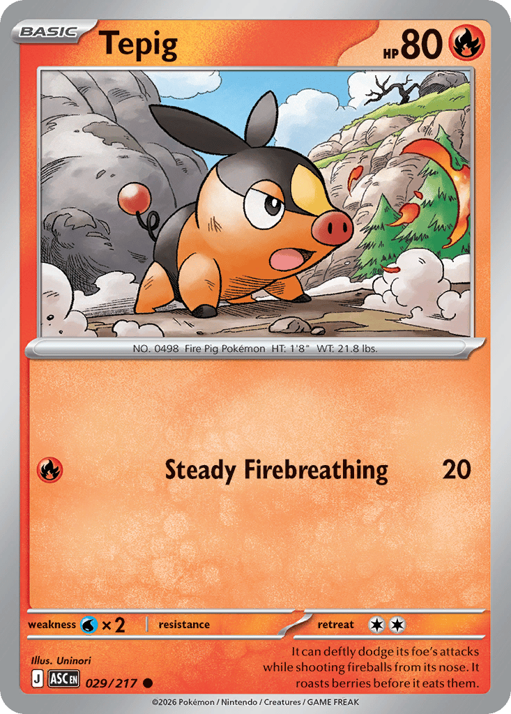 Tepig card