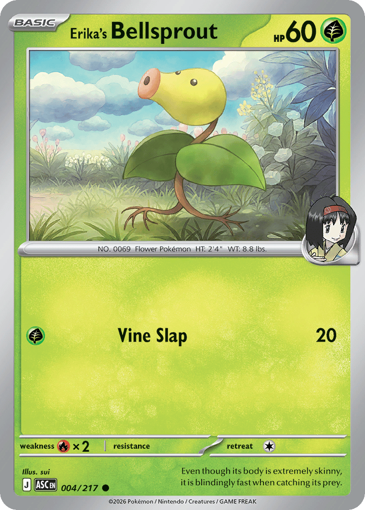 Erika's Bellsprout card