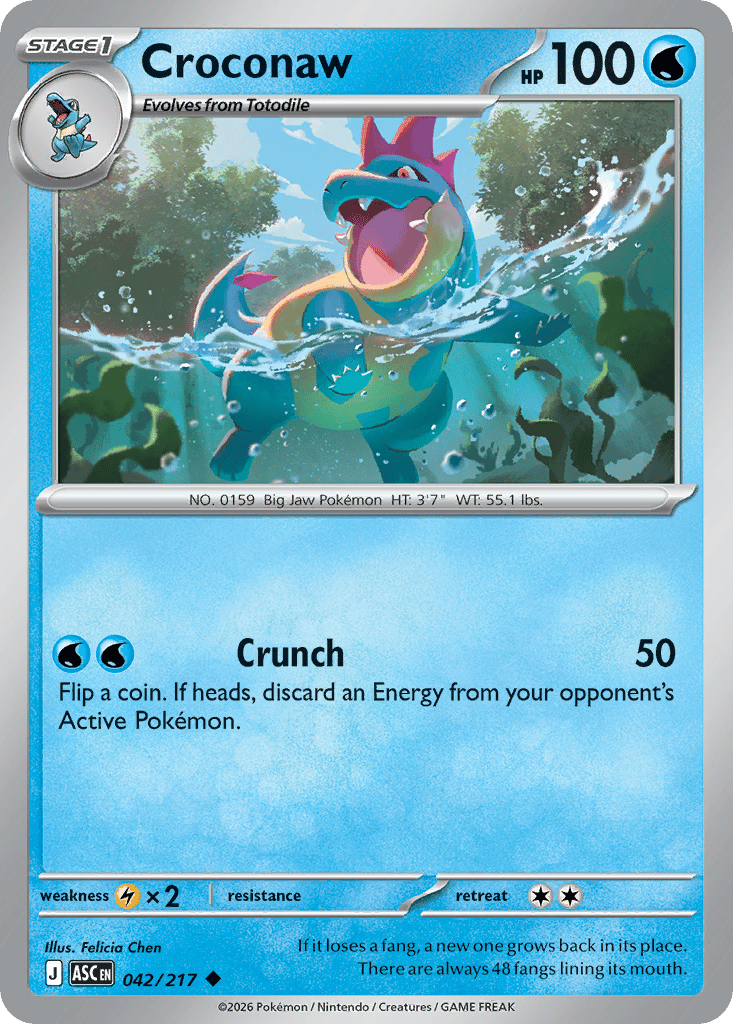 Croconaw card