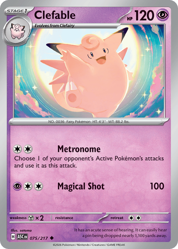 Clefable card