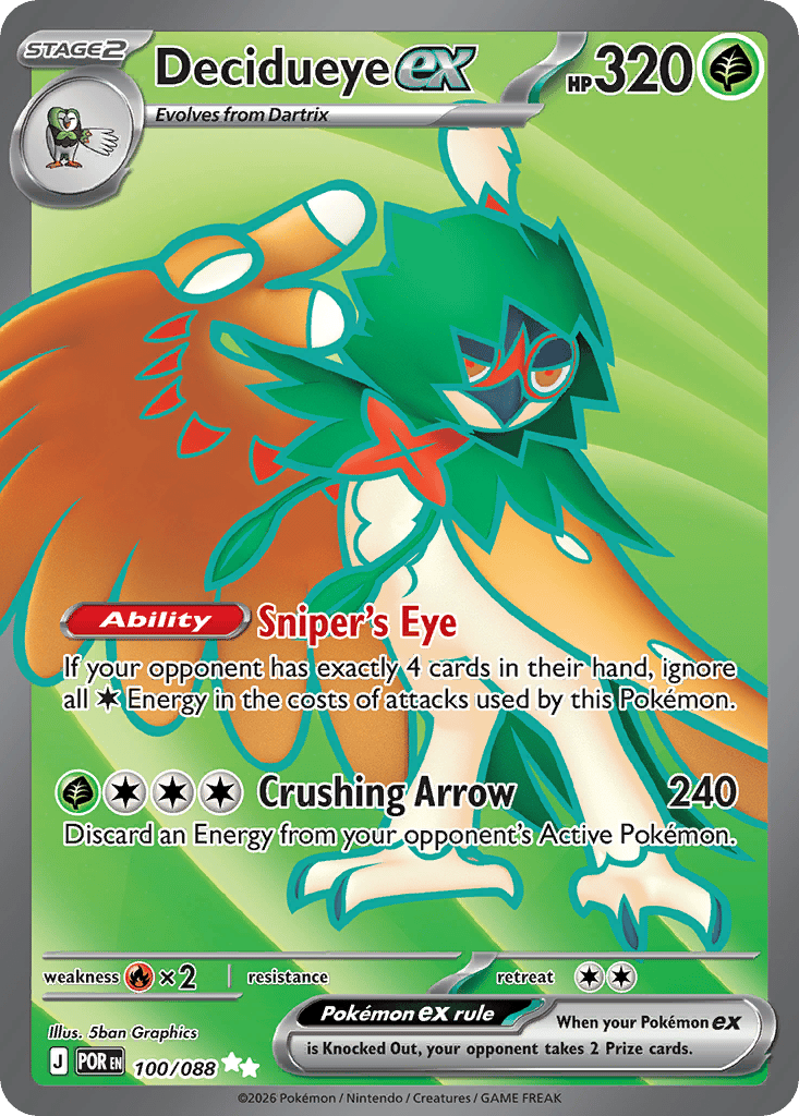 Decidueye ex card