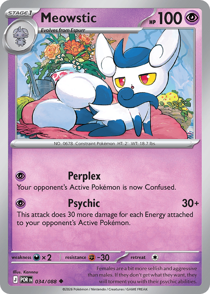 Meowstic card