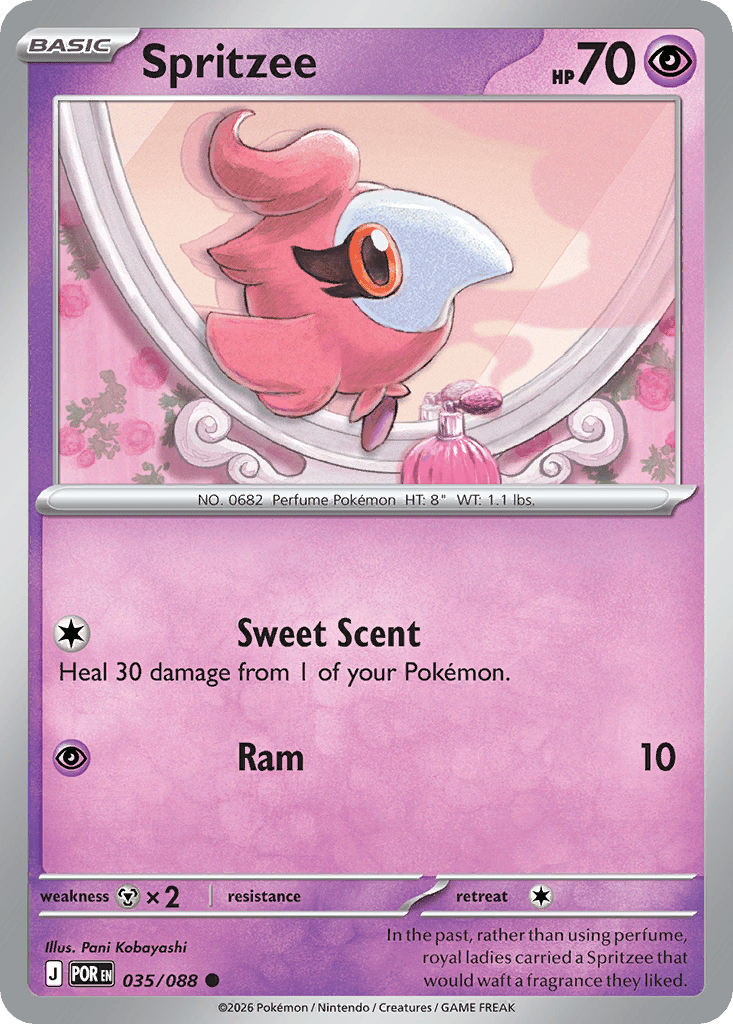 Spritzee card
