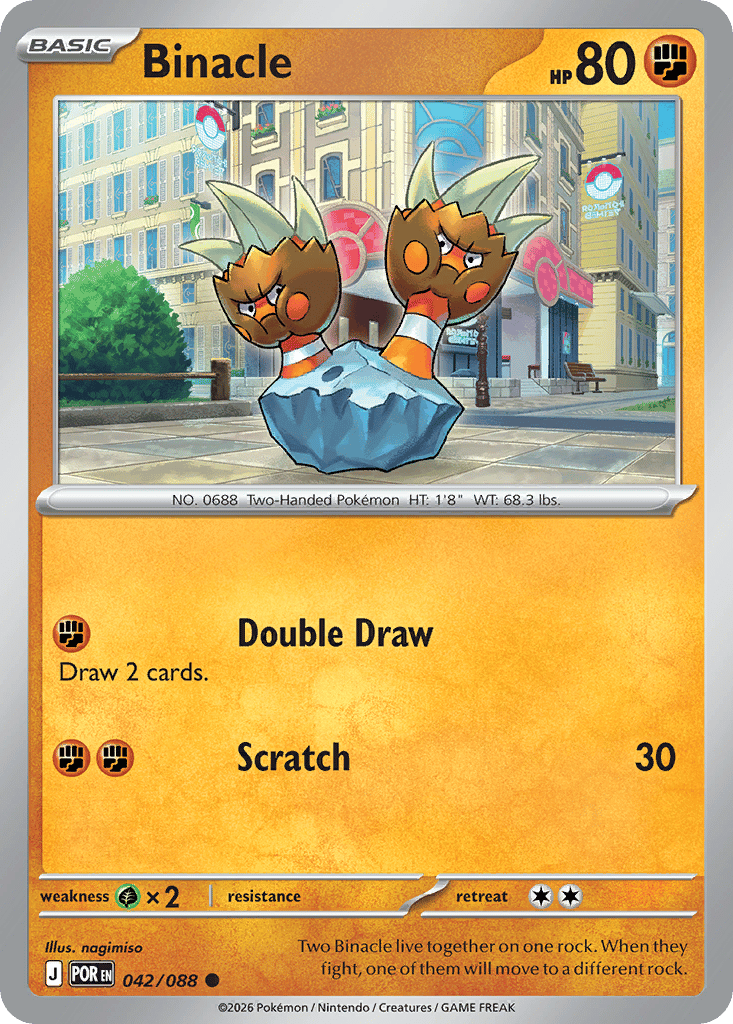 Binacle card