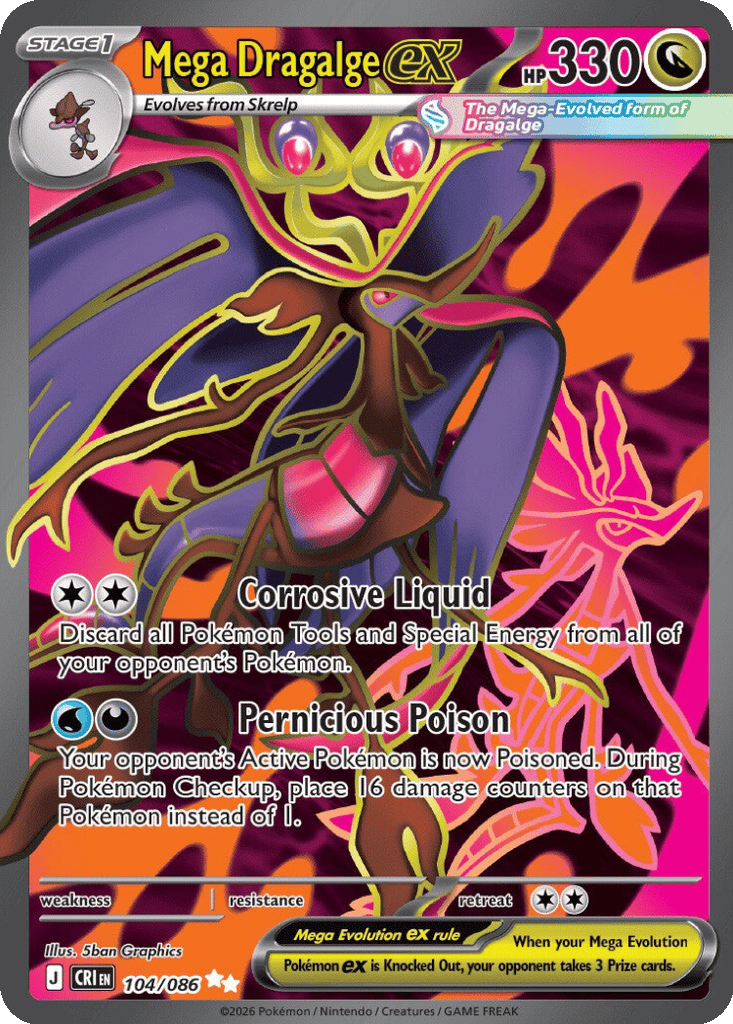 Mega Dragalge ex card