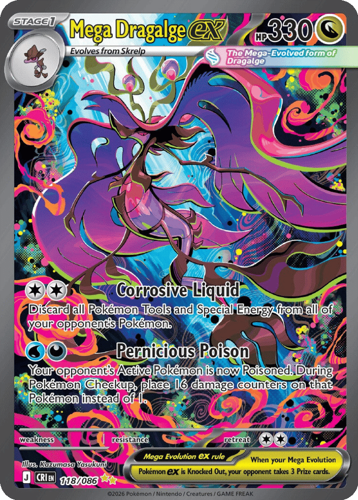 Mega Dragalge ex card